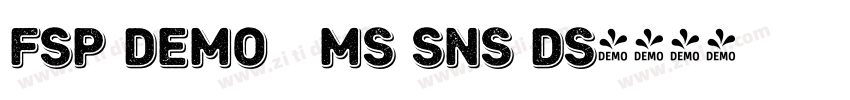 FSP DEMO   Ms Sns Ds字体转换